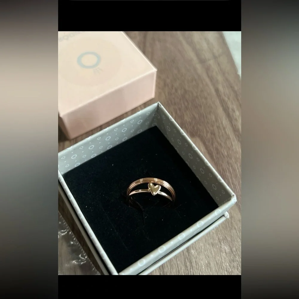 Pandora ME Ring 14k rose gold plating size 9 authentic verified at store